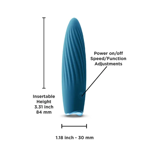 Bullet Vibrator NS Novelties Revel Blue