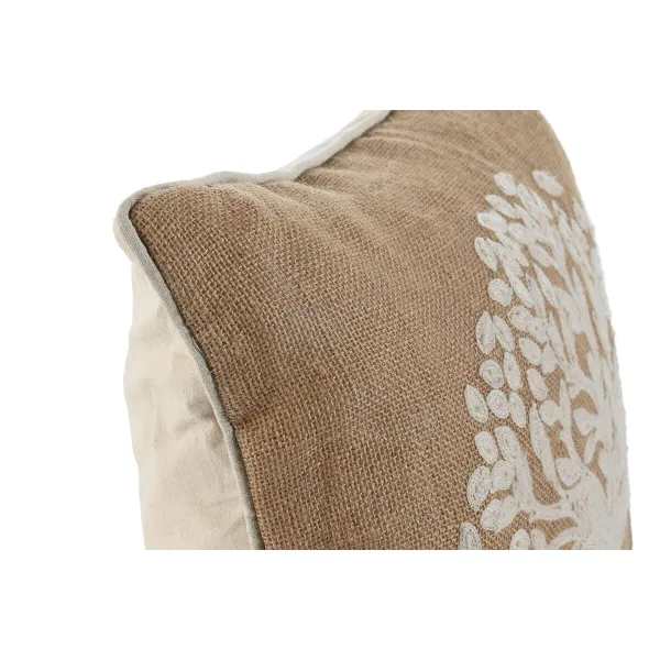 Подушка Home ESPRIT Белый Коричневый Дерево романтик 45 x 15 x 45 cm (2 штук)