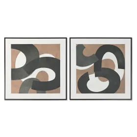 Drobė Home ESPRIT polistirenas Drobė 80 x 4 x 80 cm