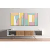 Полотно Home ESPRIT полистирол Полотно 102 x 4,5 x 102 cm