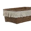 Набор корзин Home ESPRIT Натуральное волокно Boho Изношенный 23 x 17 x 10 cm