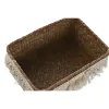 Набор корзин Home ESPRIT Натуральное волокно Boho Изношенный 23 x 17 x 10 cm