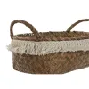 Набор корзин Home ESPRIT Натуральное волокно Boho Изношенный 33 x 25 x 15 cm