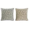 Pagalvėlė Home ESPRIT Mėlyna Rusvai gelsva Viduržemio 45 x 10 x 45 cm (2 vnt.)