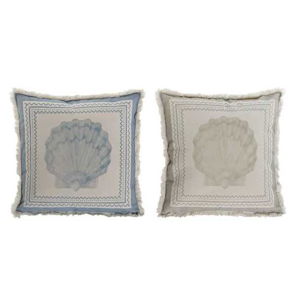 Подушка Home ESPRIT Синий Бежевый 45 x 10 x 45 cm (2 штук)
