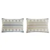 Cushion Home ESPRIT Blue Beige 60 x 10 x 45 cm (2 Units)