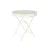 Dining Table Home ESPRIT White Metal 70 x 70 x 73 cm