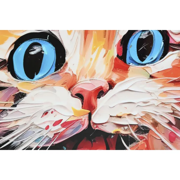 Painting Home ESPRIT Aluminium MDF Wood 80 x 3,5 x 80 cm