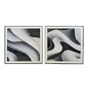 Paveikslas Home ESPRIT Aliuminis Medžio MDF 80 x 3,5 x 80 cm
