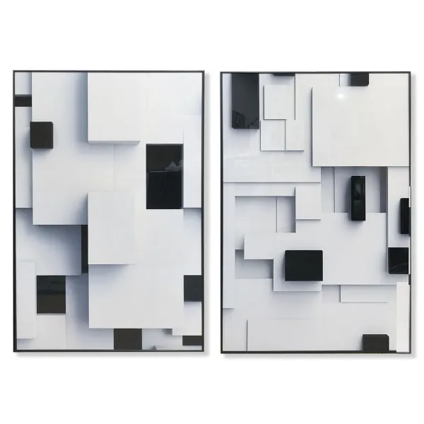 Glezna Home ESPRIT Alumīnijs Koks MDF 80 x 3,5 x 120 cm