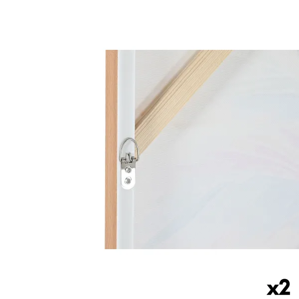 Canvas Home ESPRIT polystyrene Canvas 80 x 3,5 x 80 cm