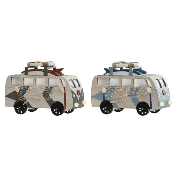 Декоративная фигура Home ESPRIT Синий Белый терракот 22 x 7 x 14 cm (2 штук)