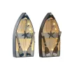 Декоративная фигура Home ESPRIT Синий Белый Коричневый 20 x 7 x 40 cm (2 штук)
