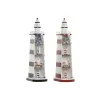 Декоративная фигура Home ESPRIT Синий Красный маяк 14 x 16 x 52 cm (2 штук)