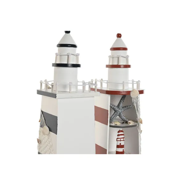 Декоративная фигура Home ESPRIT Синий Красный маяк 14 x 16 x 52 cm (2 штук)