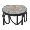 Set of 3 tables Home ESPRIT Black 30 x 30 x 69 cm (3 Pieces)