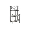 Hyllyt Home ESPRIT Musta Monivärinen Keraminen Rauta 3 Hyllyt 54 x 29 x 121 cm 58 x 31,5 x 117 cm