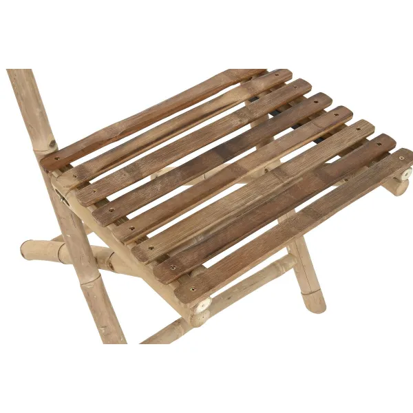 Садовое кресло Home ESPRIT Коричневый Бамбук 45 x 55 x 95 cm
