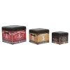 Koristerasiasetti Home ESPRIT Ruskea Monivärinen Polyuretaani Puu Vintage (3 Kappaletta)