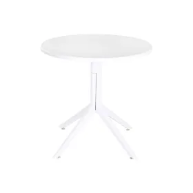 Pusdienu galds Home ESPRIT Balts Metāls polipropilēns 80 x 80 x 75 cm