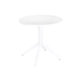 Pusdienu galds Home ESPRIT Balts Metāls polipropilēns 80 x 80 x 75 cm