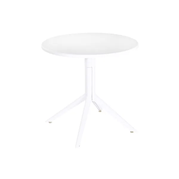 Ruokapöytä Home ESPRIT Valkoinen Metalli polypropeeni 80 x 80 x 75 cm