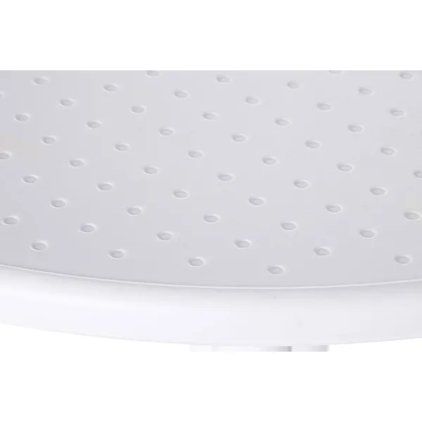 Ruokapöytä Home ESPRIT Valkoinen Metalli polypropeeni 80 x 80 x 75 cm