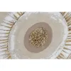 Canvas Home ESPRIT Beige Natural Circles Scandinavian 80 x 3 x 80 cm (2 Units)