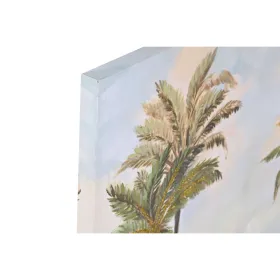 Полотно Home ESPRIT Синий Зеленый Пляж Средиземноморье 80 x 3 x 80 cm (2 штук)