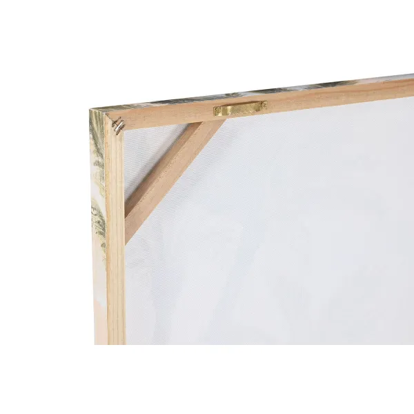 Canvas Home ESPRIT Zils Zaļš Pludmale Vidusjūra 80 x 3 x 80 cm (2 gb.)