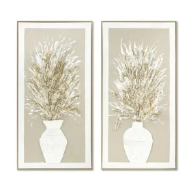 Полотно Home ESPRIT Белый Бежевый Кувшин традиционный 62 x 4,5 x 122 cm (2 штук)