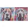 Canvas Home ESPRIT Canvas Koks MDF 80 x 3 x 80 cm