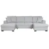 Sofa-lova Home ESPRIT Pilka Šiuolaikiškas 298 x 154 x 92 cm