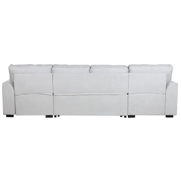 Sofa-lova Home ESPRIT Pilka Šiuolaikiškas 298 x 154 x 92 cm