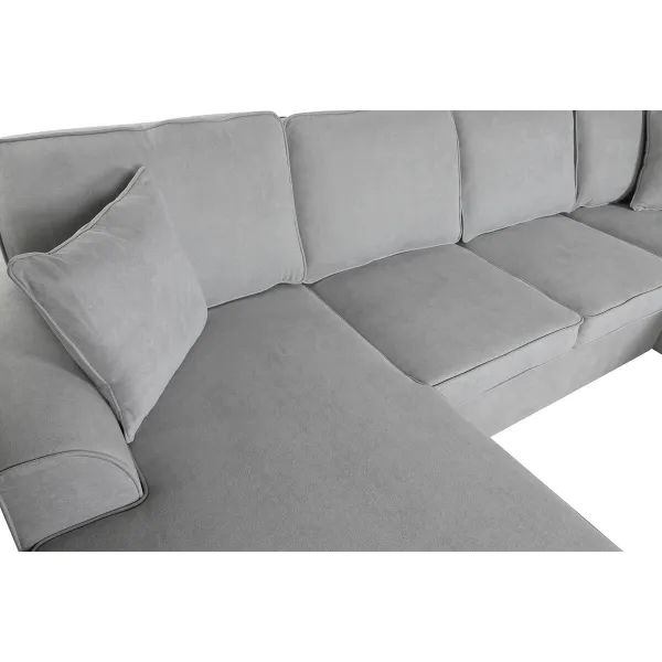 Sofa-lova Home ESPRIT Pilka Šiuolaikiškas 298 x 154 x 92 cm