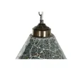 griestu gaismas Home ESPRIT Zaļš Debesu zils Metāls Stikls 25 W 23 x 23 x 66 cm (2 gb.)