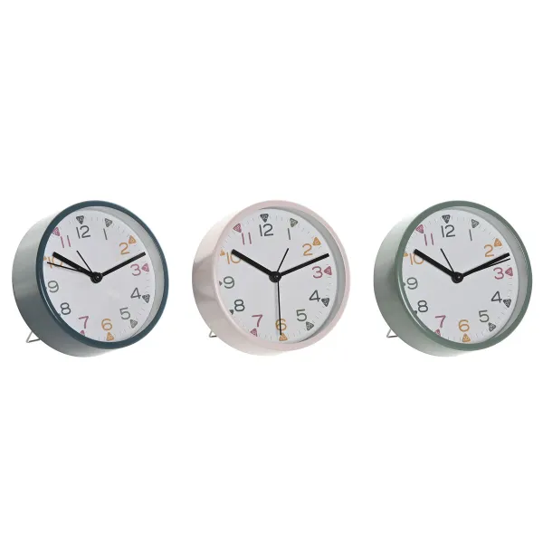 Настольные часы Home ESPRIT Zils Rozā Tirkīzs (3 gb.)