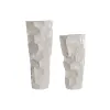 2 Vāzu Komplekts Home ESPRIT Bēšs Metāls Moderns 20 x 20 x 48 cm 19 x 19 x 48 cm (2 Daudzums)