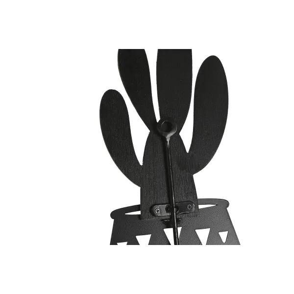 Uz sienas piestiprināts mēteļa pakaramais Home ESPRIT Dabisks Metāls Koks MDF 16 x 4 x 30 cm (4 gb.)