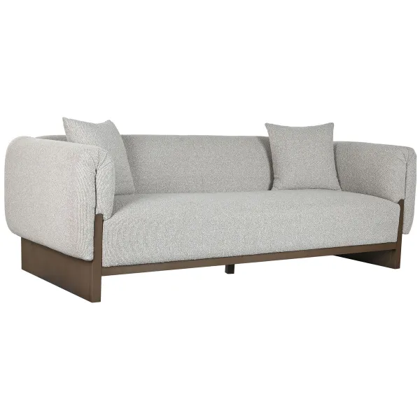 Dīvāns Home ESPRIT Brūns Bēšs Scandi 220 x 95 x 77 cm