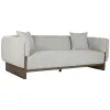 Sohva Home ESPRIT Ruskea Beige Scandi 220 x 95 x 77 cm