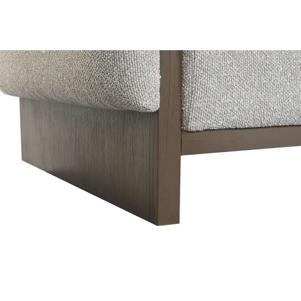 Sofa Home ESPRIT Ruda Rusvai gelsva Scandi 220 x 95 x 77 cm