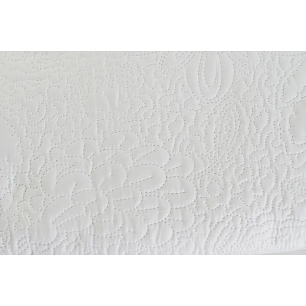 Gultas pārklājs (sega) DKD Home Decor Balts Gulta 180 270 x 270 x 1 cm