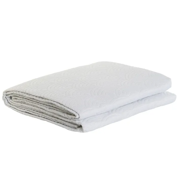 постельное покрывало DKD Home Decor Белый 90 кровать 150 кровать 180 x 260 x 1 cm