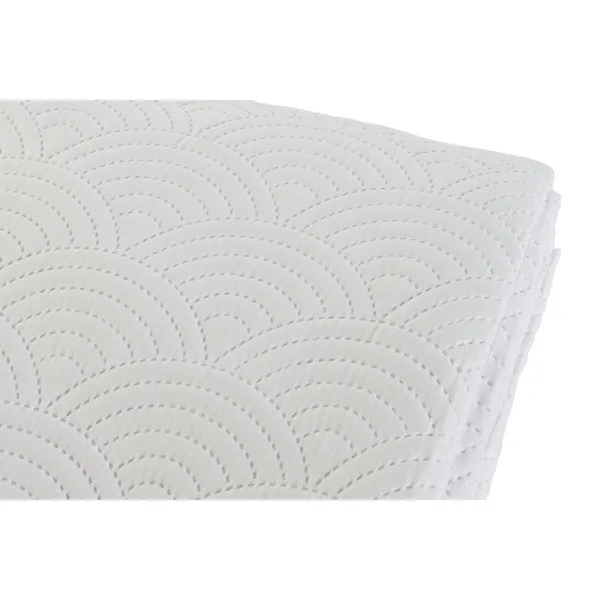 Lovatiesė (antklodė) DKD Home Decor Balta Lova 90 Lova 150 180 x 260 x 1 cm