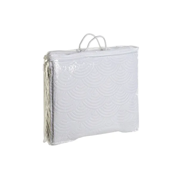 Bedspread (quilt) DKD Home Decor White Single King size 180 x 260 x 1 cm
