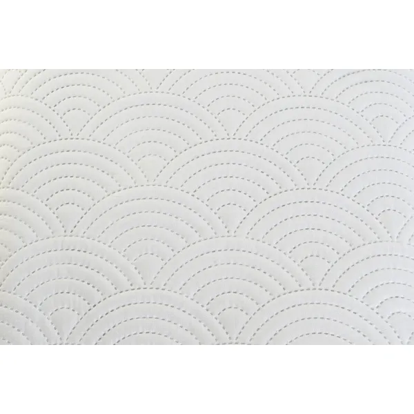 Gultas pārklājs (sega) DKD Home Decor Balts Gulta 180 270 x 270 x 1 cm