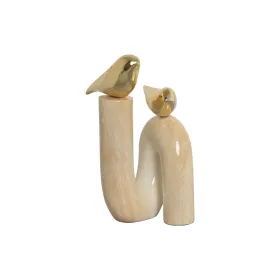 Dekoratīvās figūriņas Home ESPRIT Bronza Putni Romantiski 19 x 11,5 x 27 cm