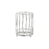 Корзина для столовых приборов Home ESPRIT Серебристый Металл 11.5 x 11.5 x 15.5 cm
