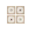 Набор из четыре рамок Home ESPRIT бумага Стеклянный 22 x 2 x 22 cm